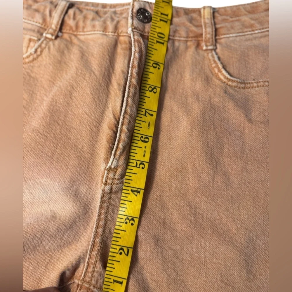 Anthropologie Shorts Womens 25 Yellow Gold Denim Pilcro Distressed Cut Offs - Picture 7 of 11